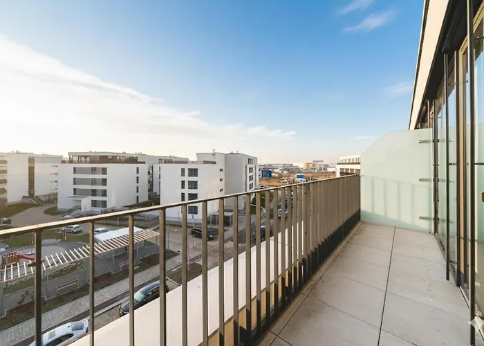 Cozy Penthouse With Balcony & Parking Apartment Plzen